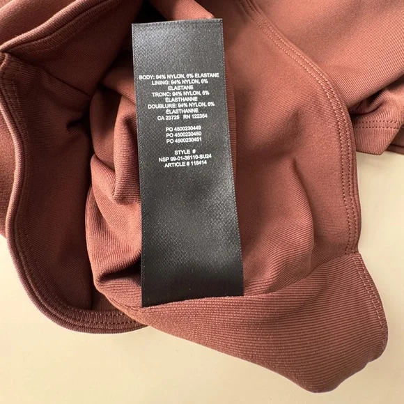 ARITZIA Babaton Contour Short Sleeve Tee - Mocha Brown-2XS - Picture 7 of 13